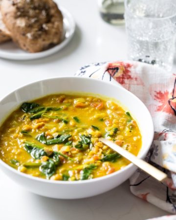 Glowing Spiced Lentil Soup