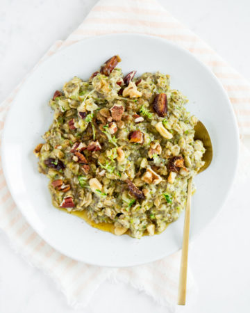 Zucchini Bread Oatmeal